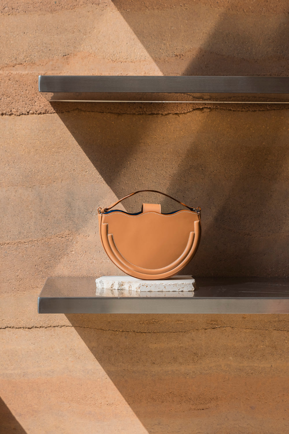 DI GAIA x LOUIZA ROE LEATHER BAG