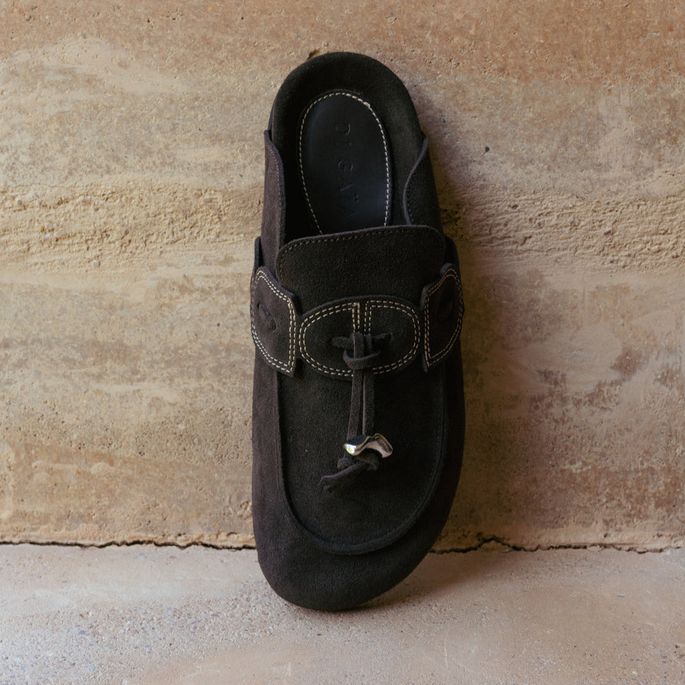 BO SUEDE TASSEL MULES