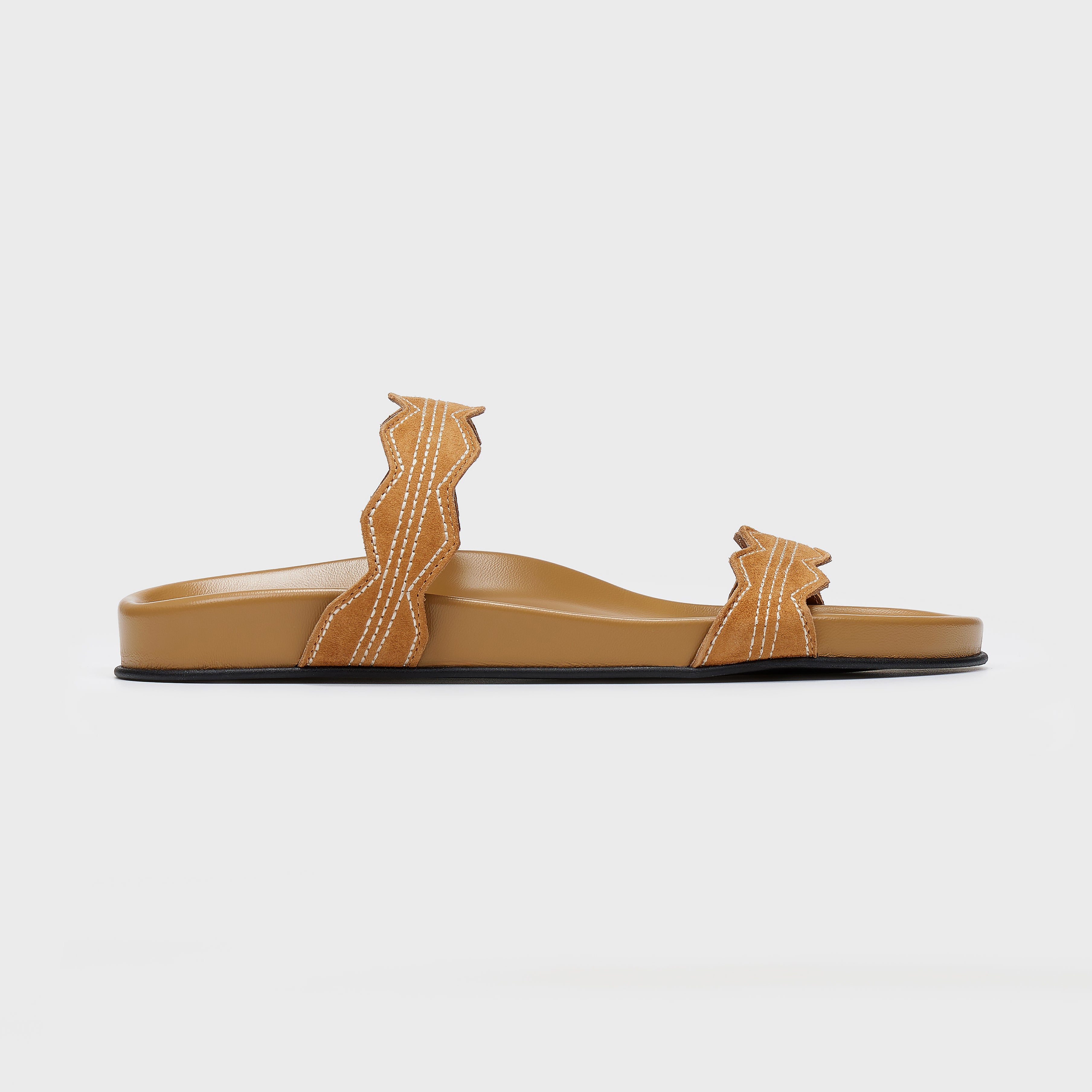 SCALA SUEDE LEATHER SANDALS