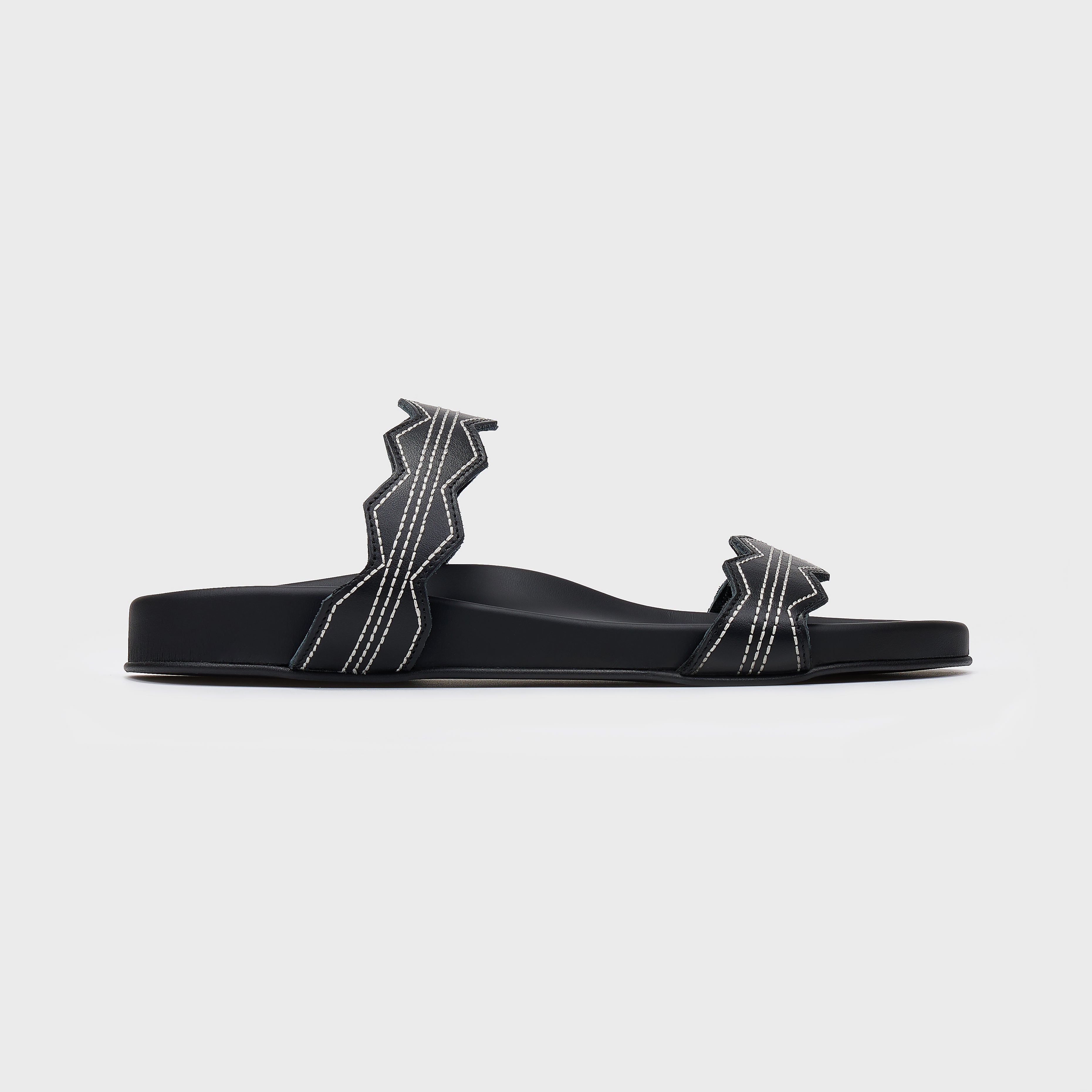 SCALA LEATHER SANDALS