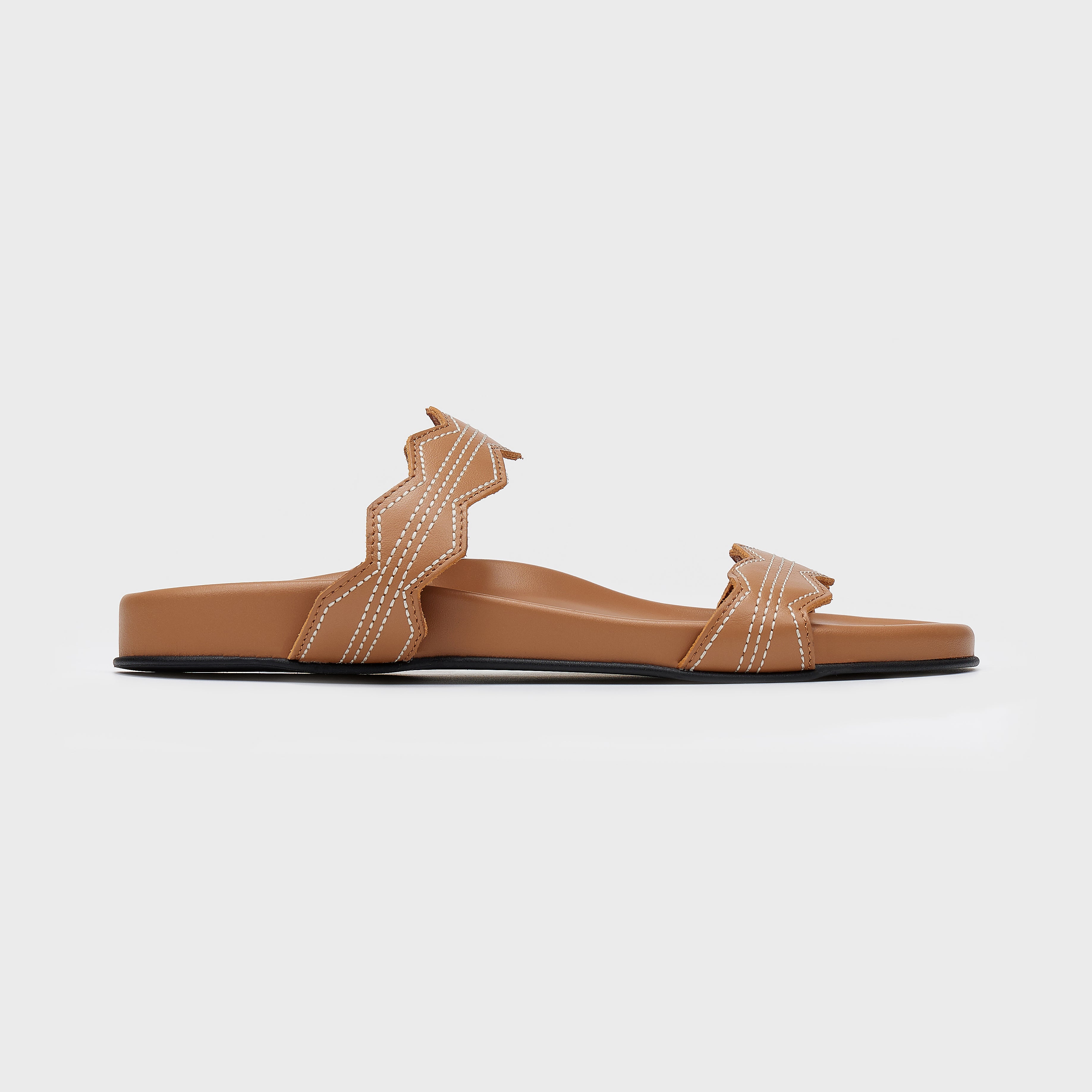 SCALA LEATHER SANDALS