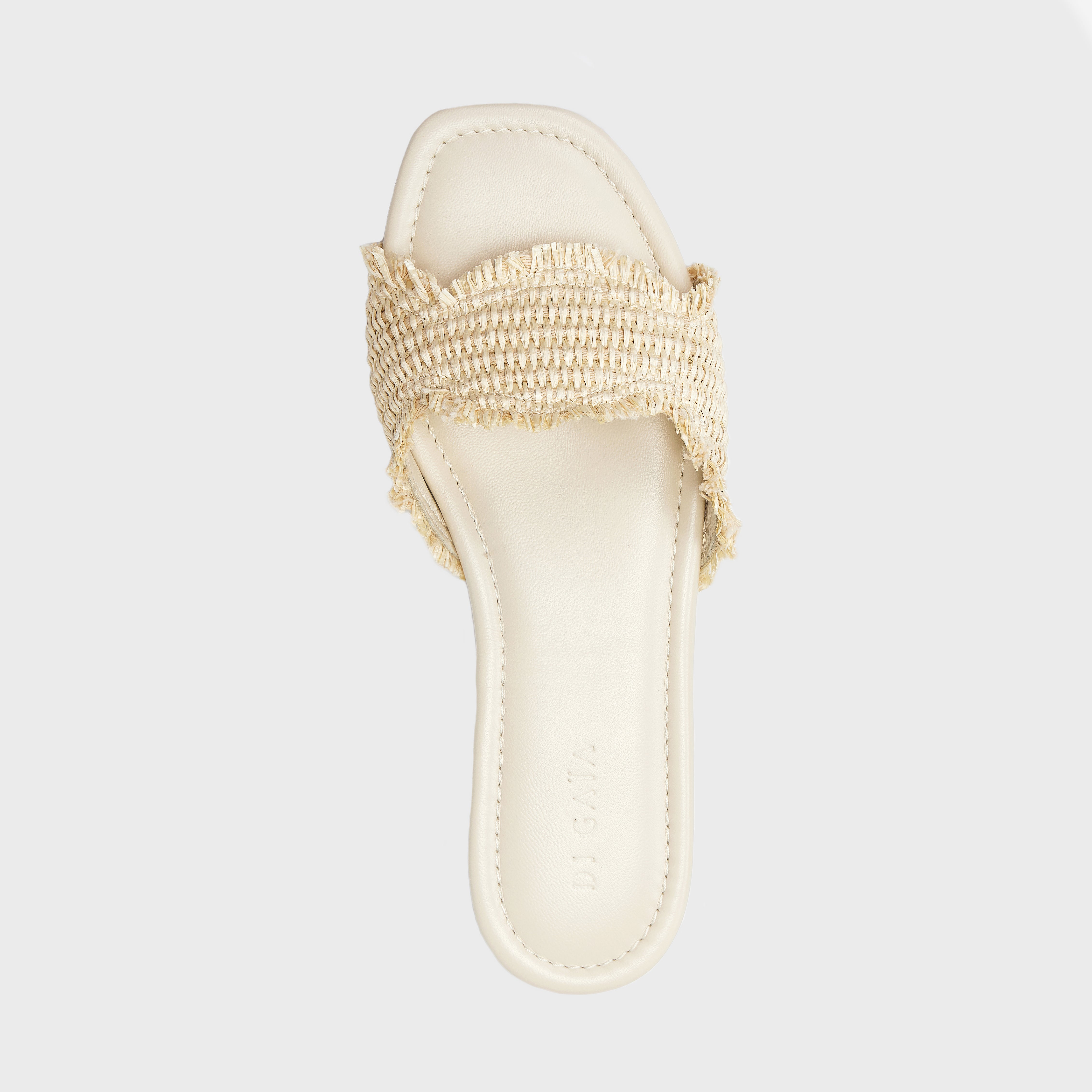 LUCIA RAFFIA SANDALS