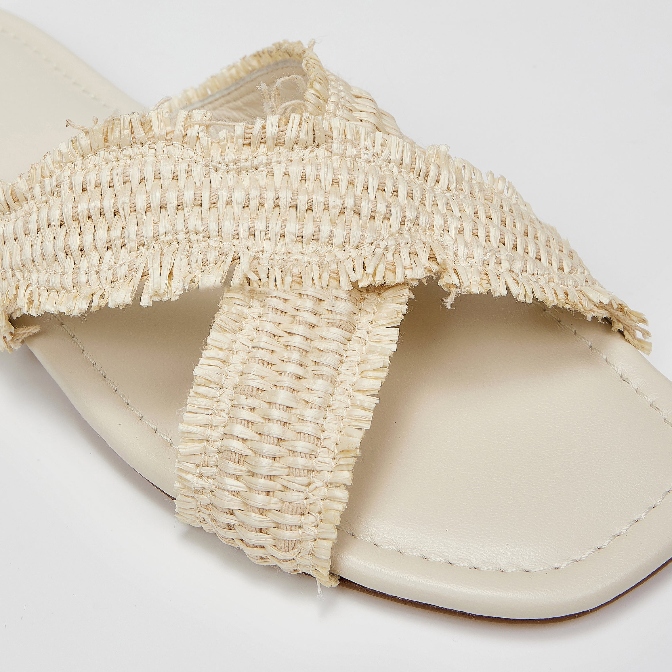 CLEO RAFFIA SANDALS