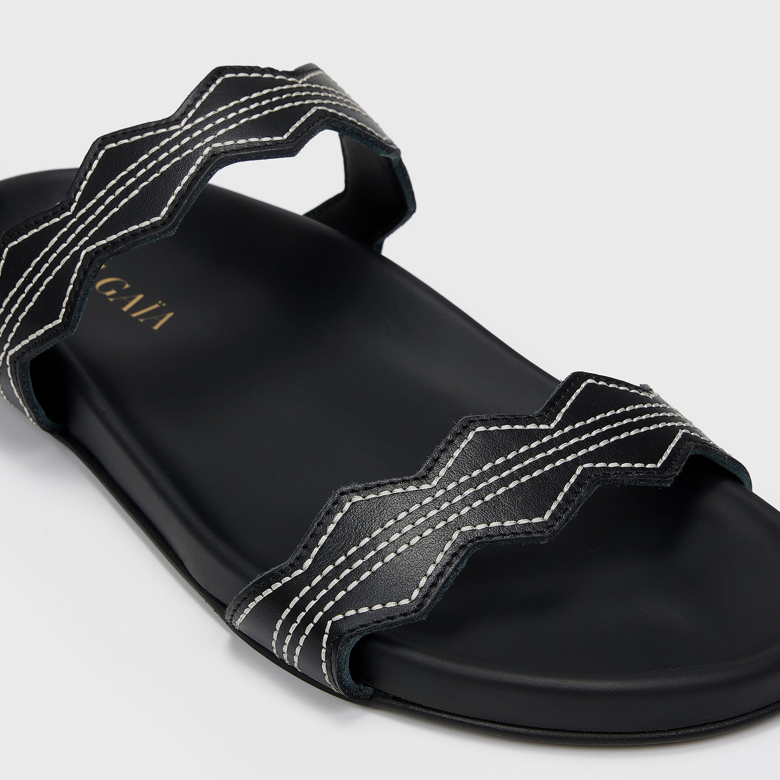 SCALA LEATHER SANDALS