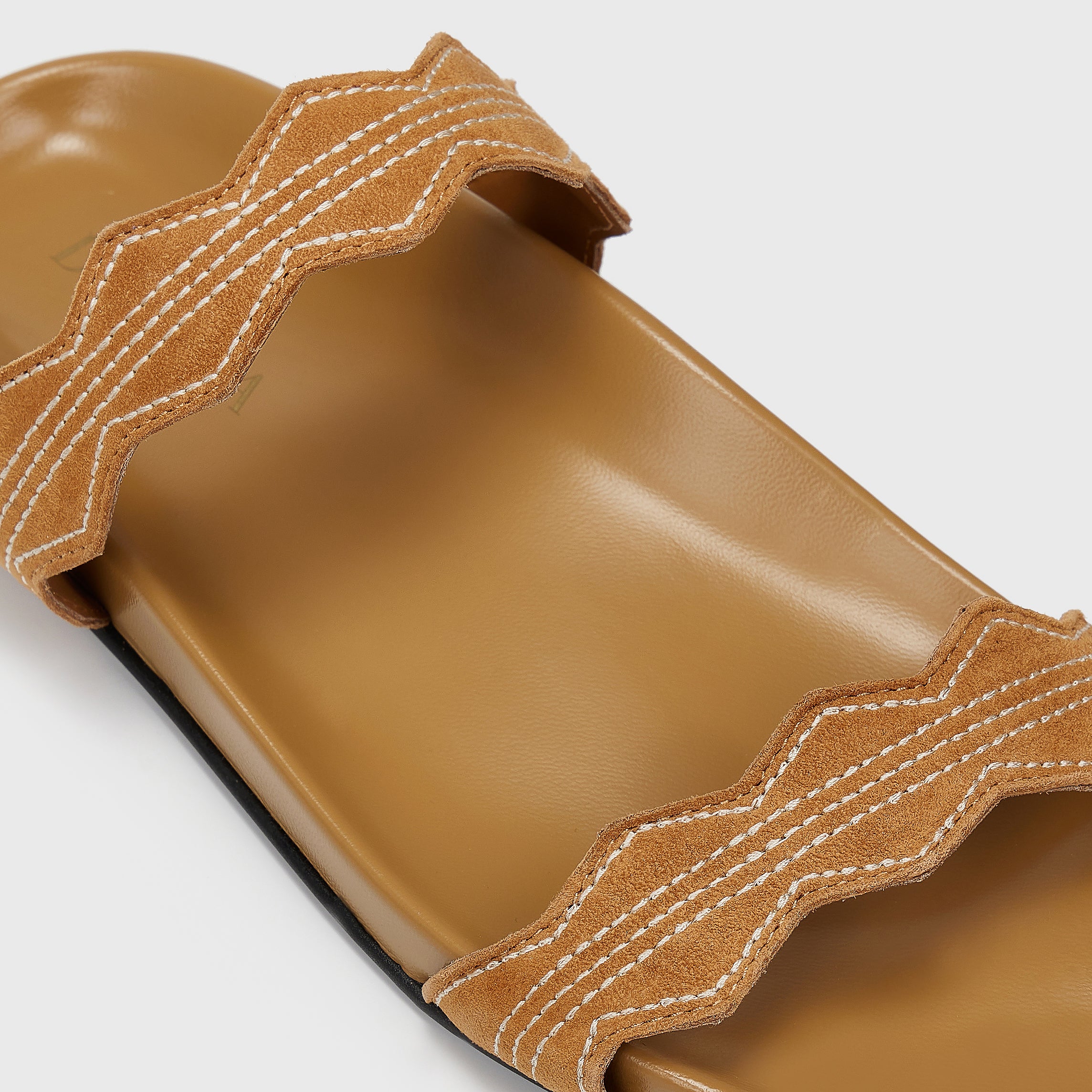 SCALA SUEDE LEATHER SANDALS