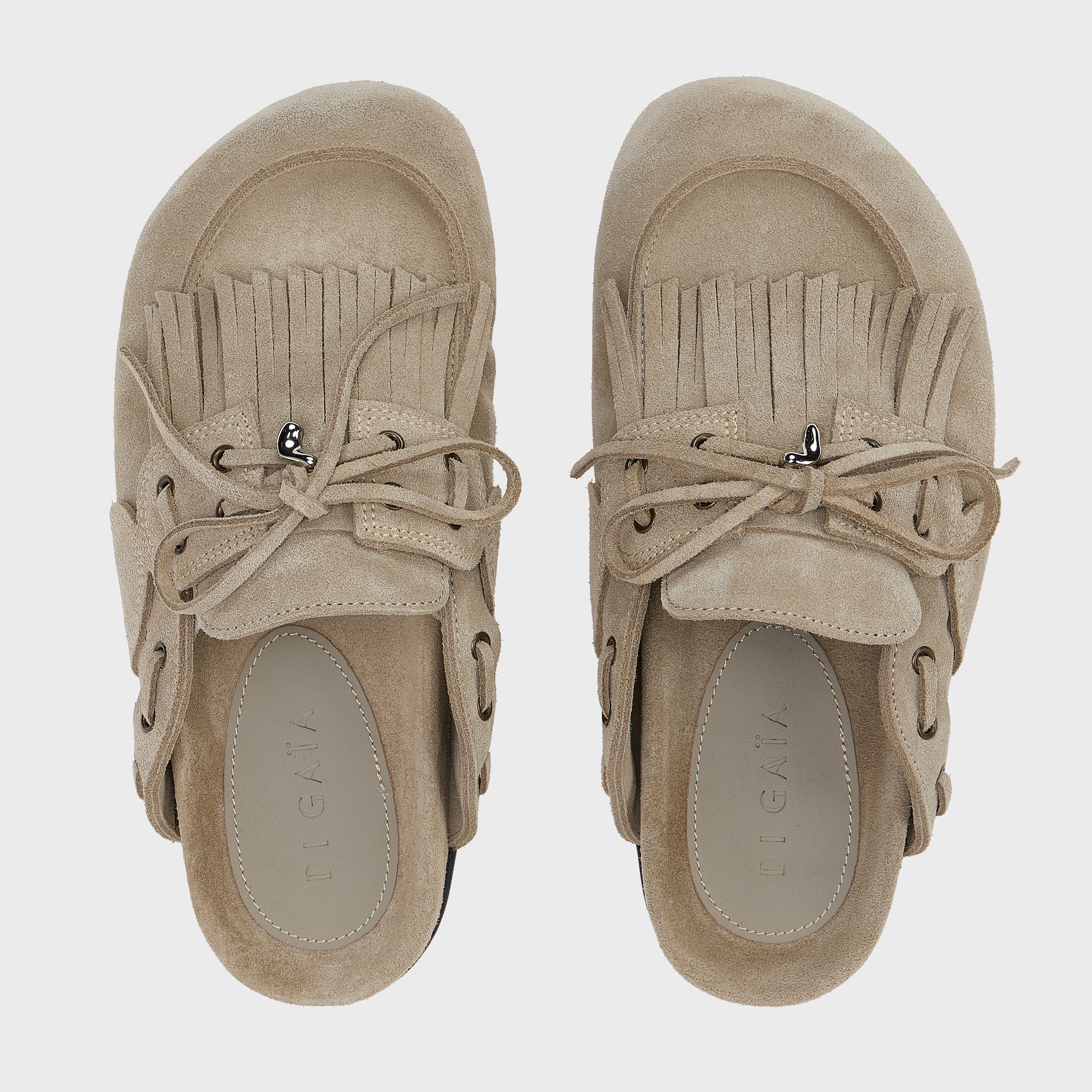 CHERYL FRINGED SUEDE MULES