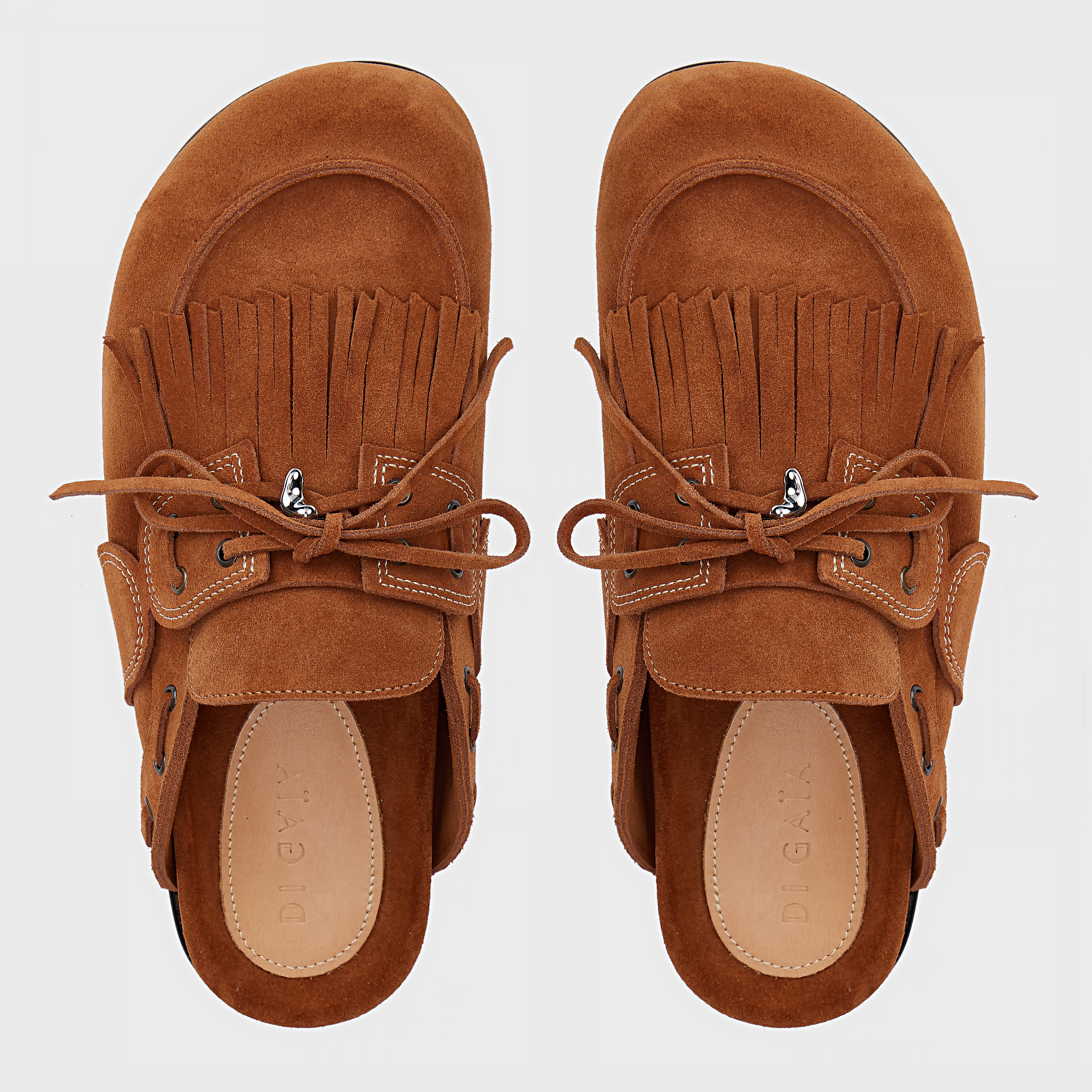 CHERYL FRINGED SUEDE MULES
