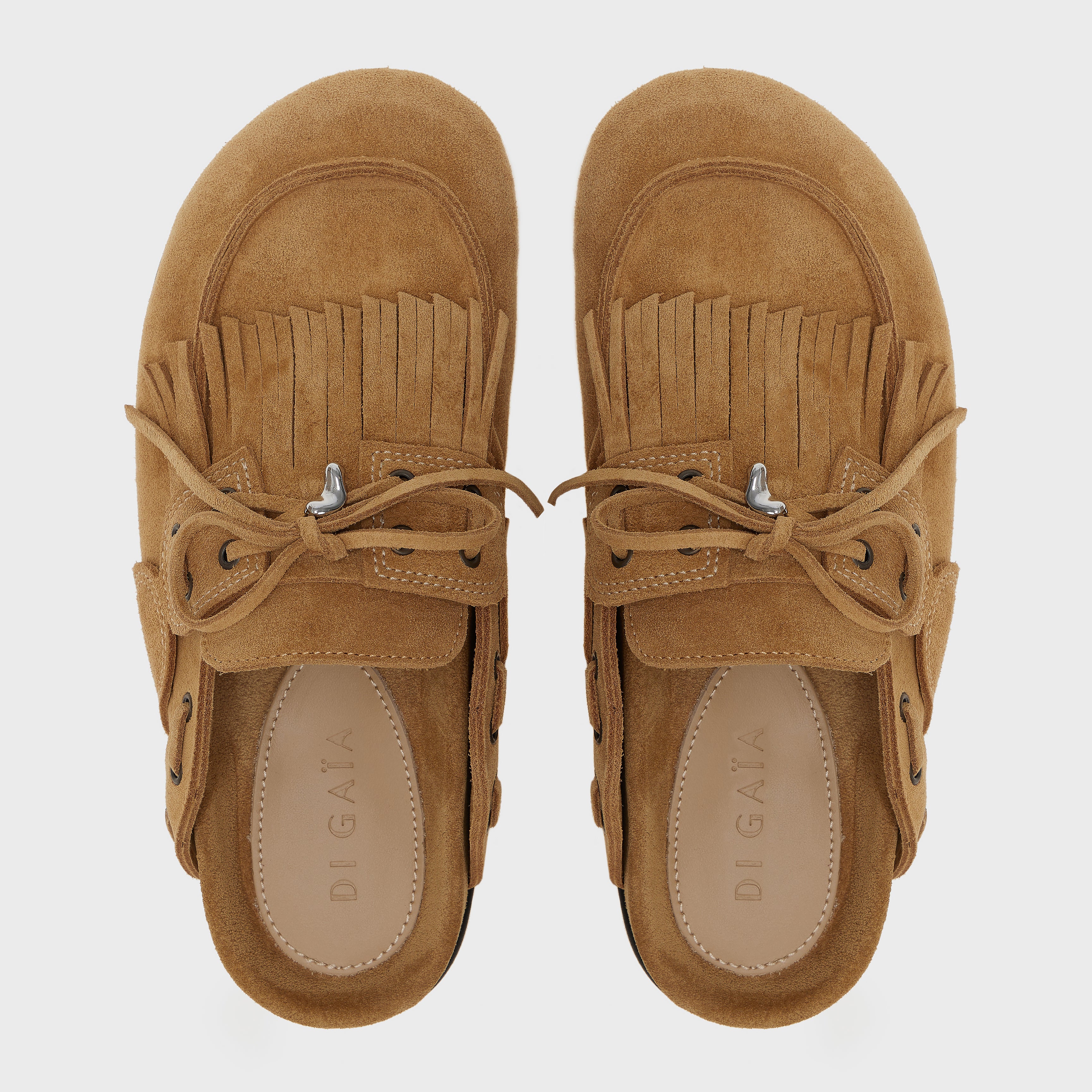 CHERYL FRINGED SUEDE MULES