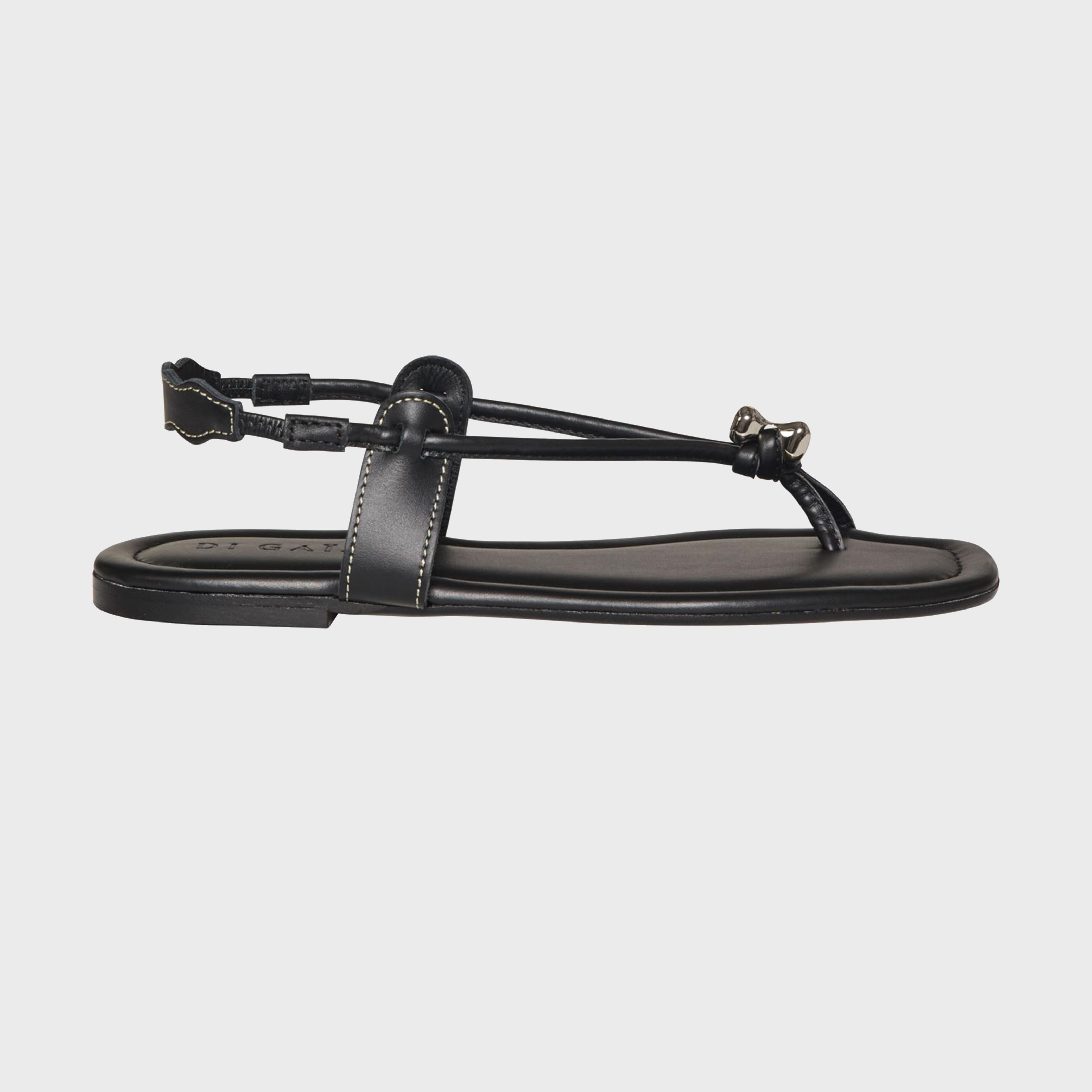 NERISSA KNOT SANDALS BLACK