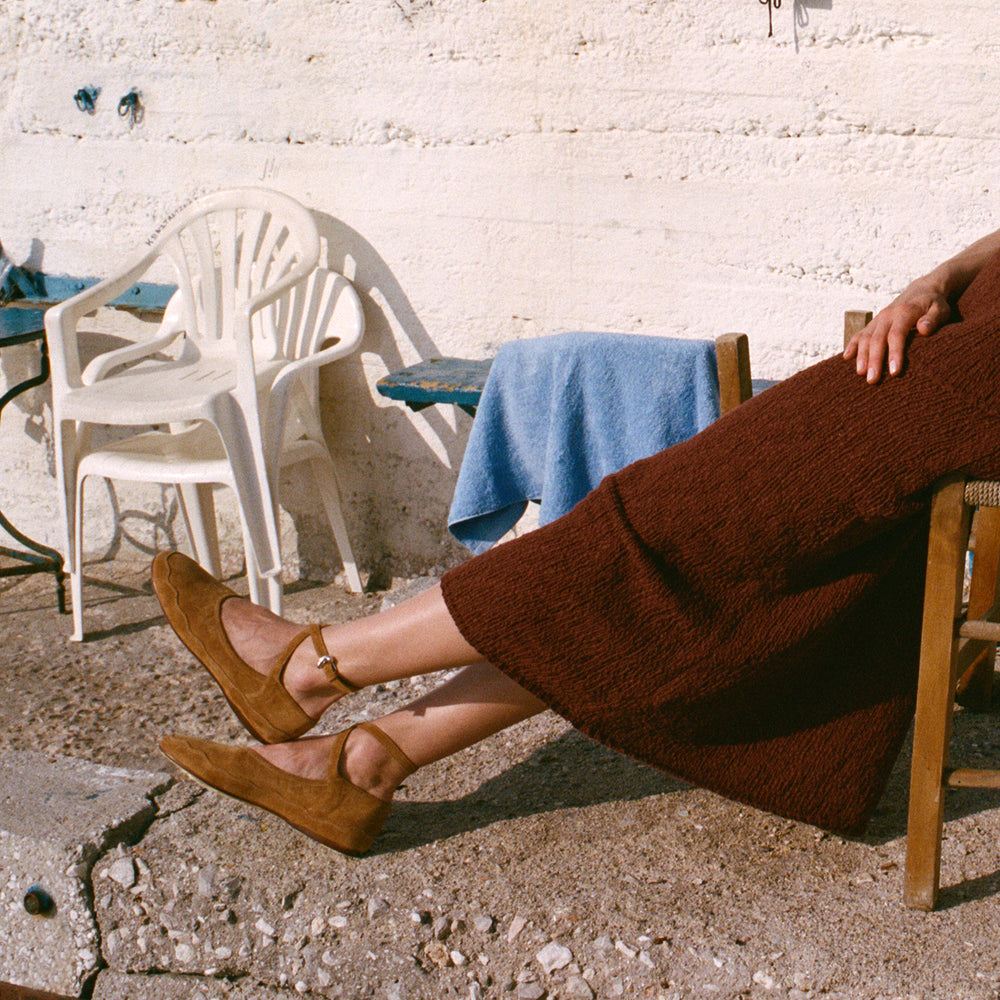 CARLY SUEDE BALLET FLAT