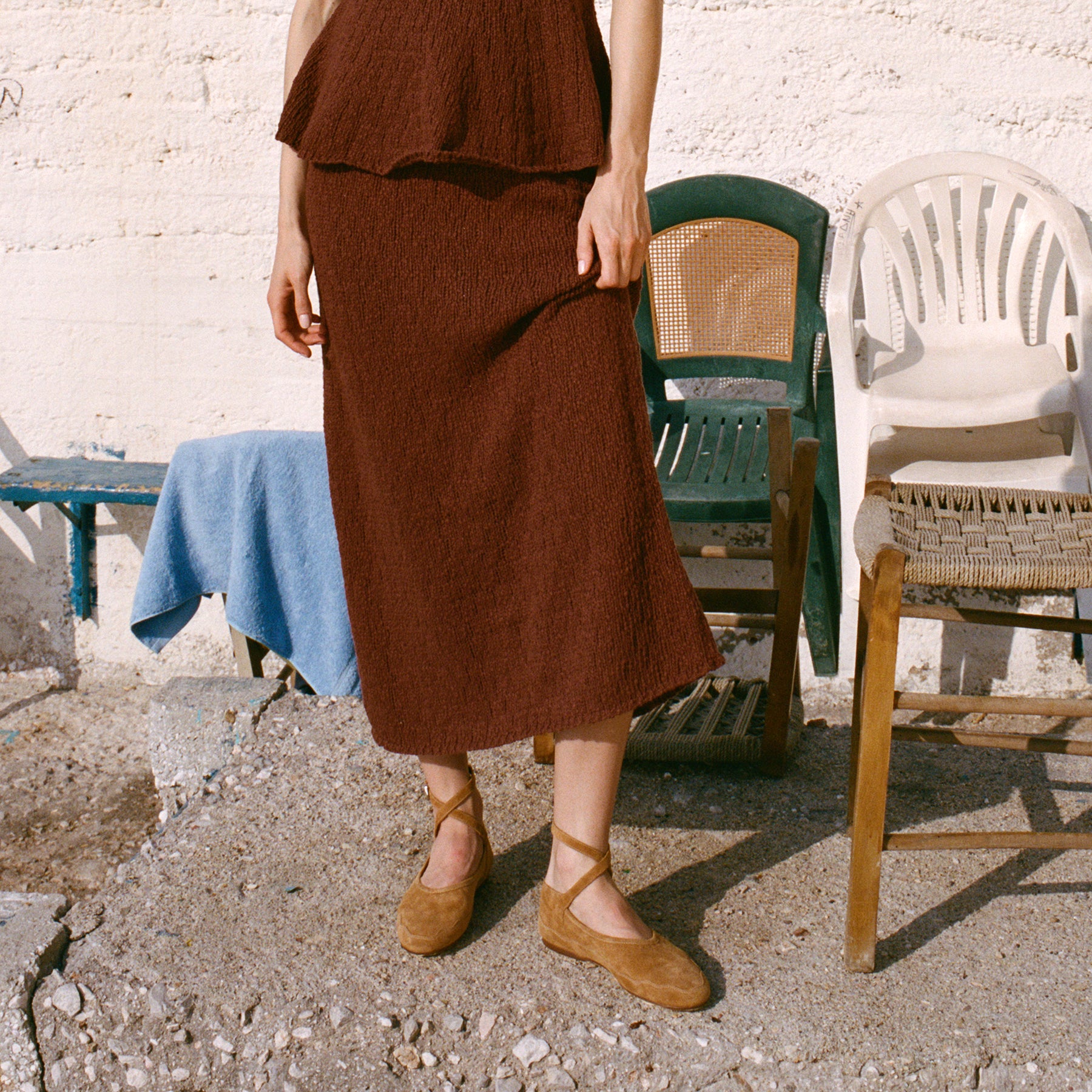 CARLY SUEDE BALLET FLAT