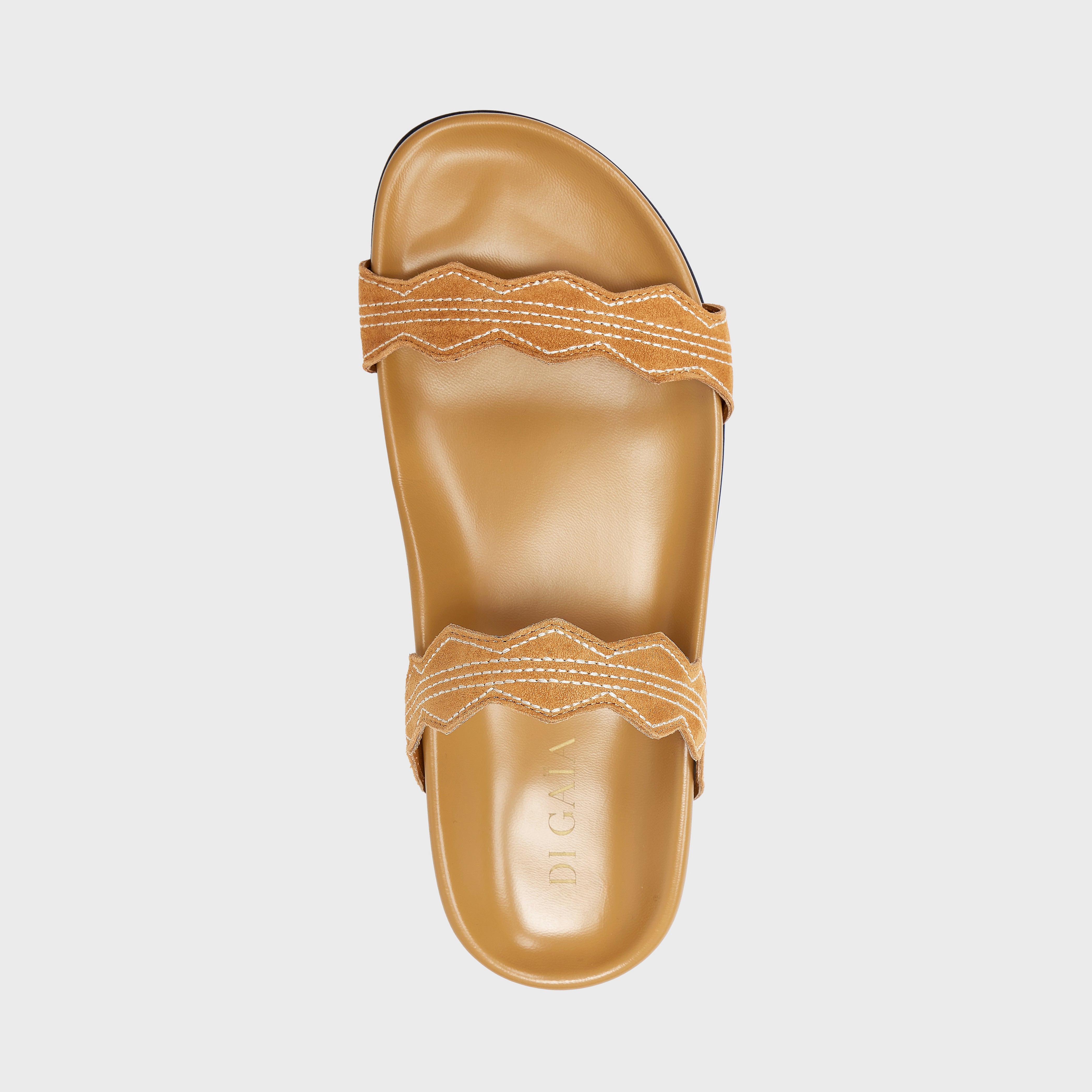 SCALA SUEDE LEATHER SANDALS