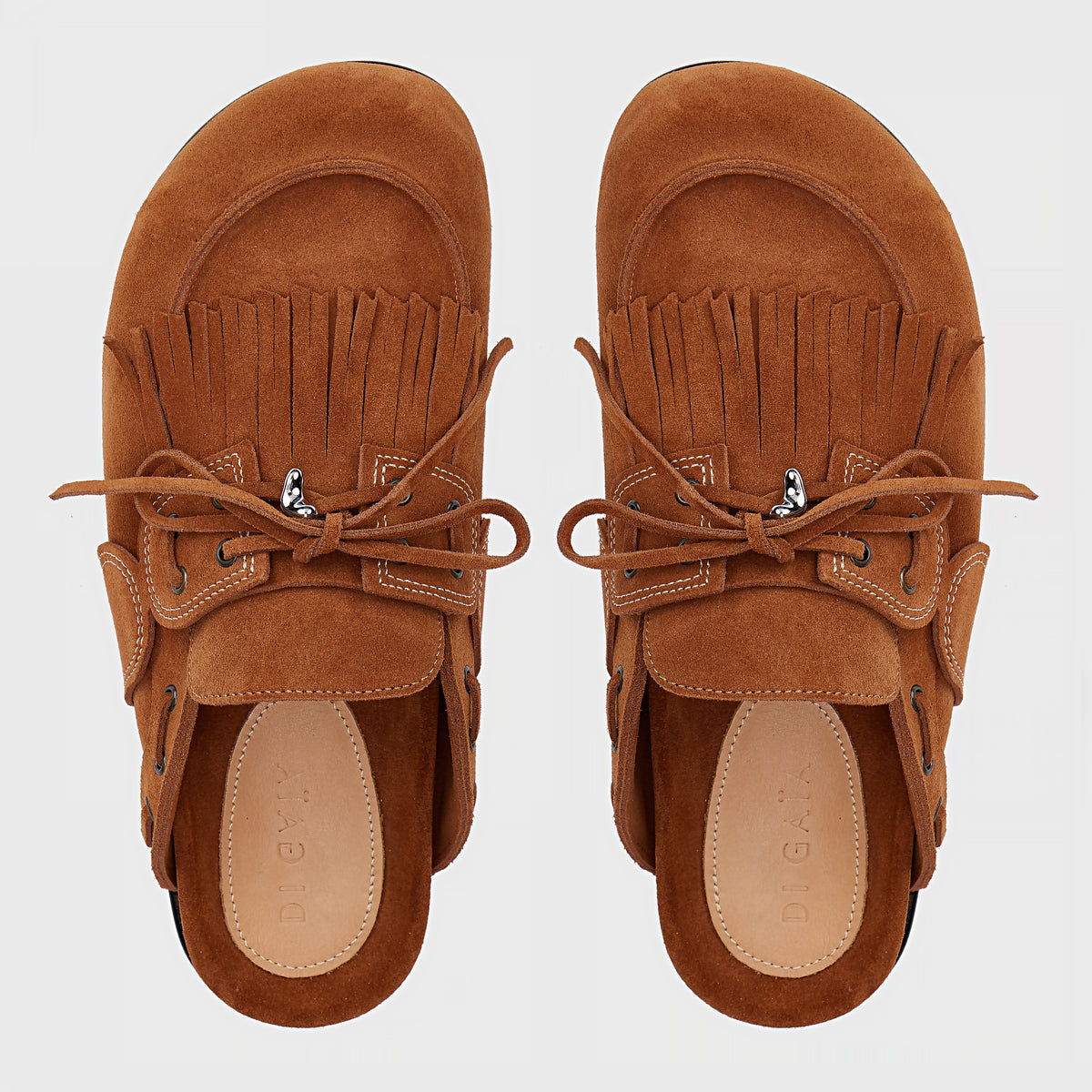 CHERYL FRINGED SUEDE MULES