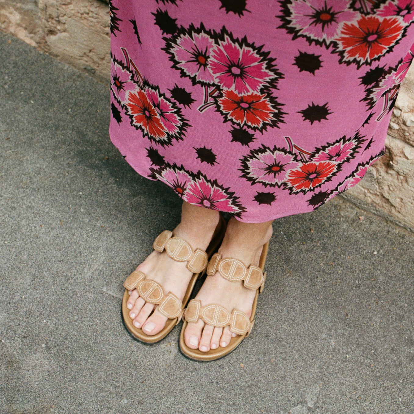 MIA SUEDE SANDALS