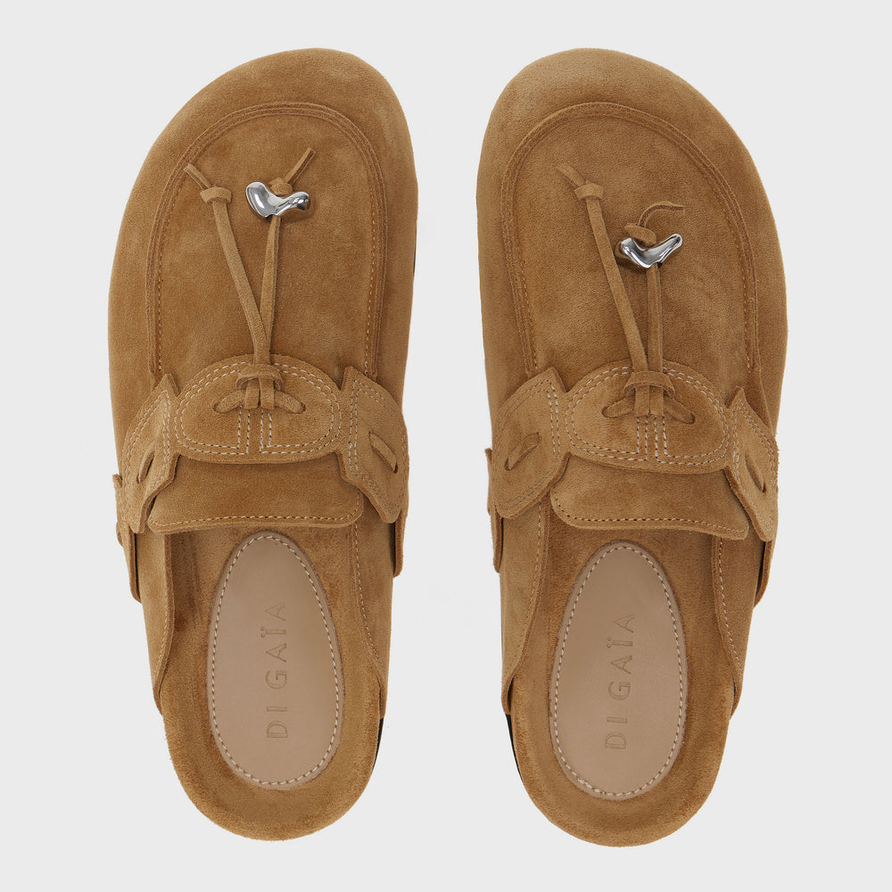 BO SUEDE TASSEL MULES