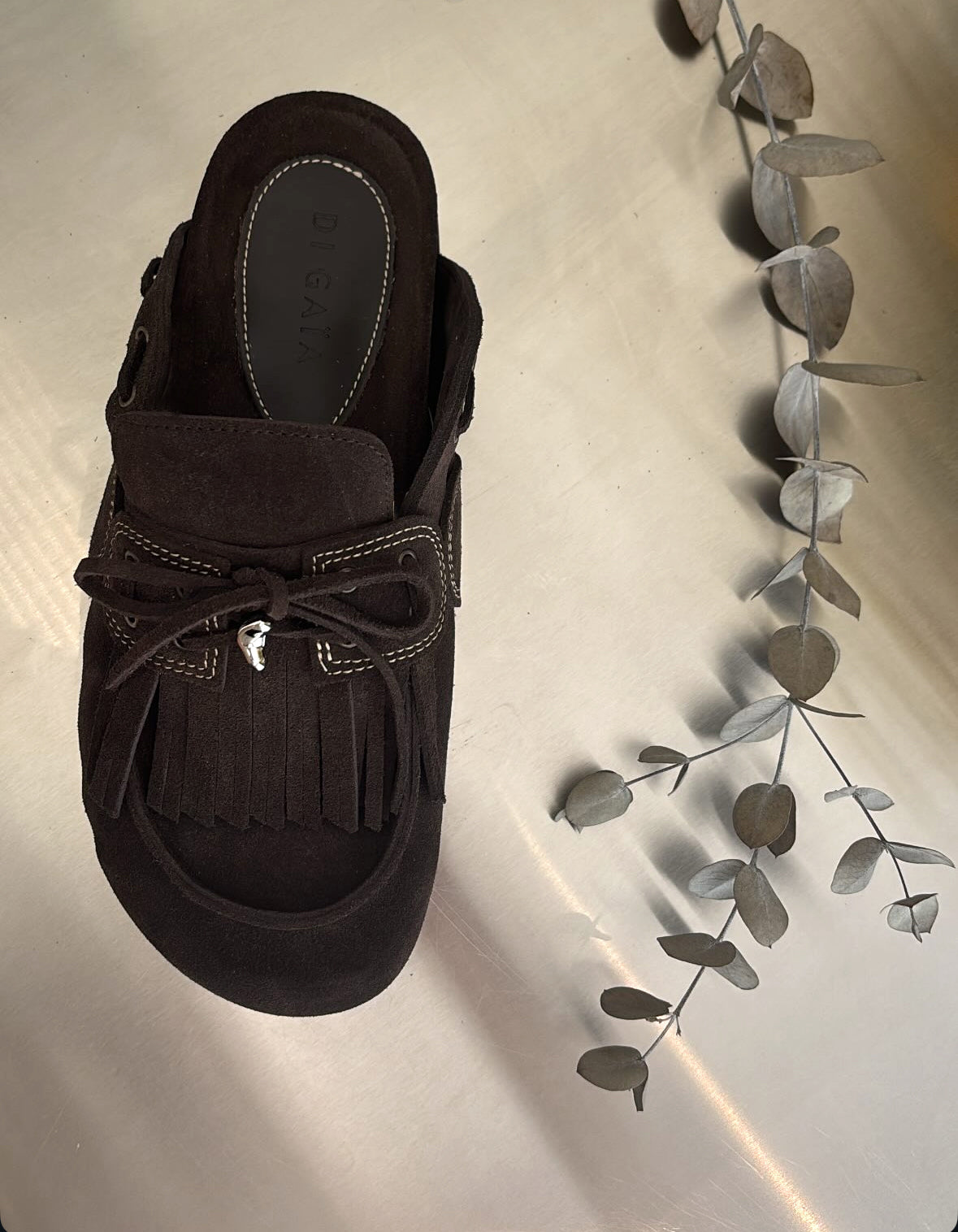 CHERYL FRINGED SUEDE MULES
