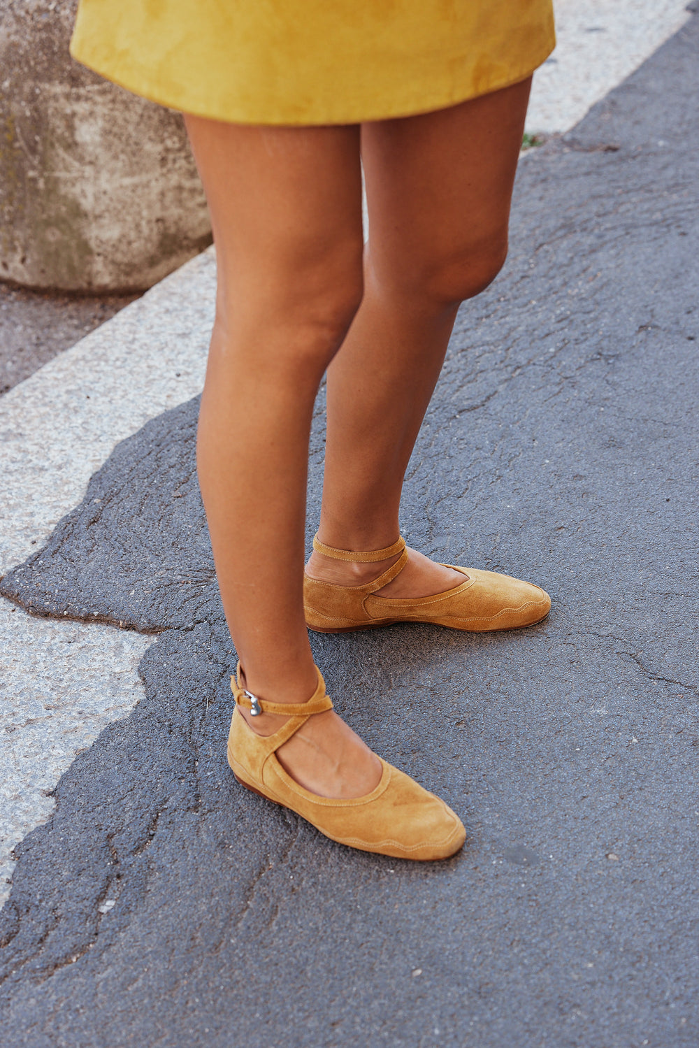 CARLY SUEDE BALLET FLAT