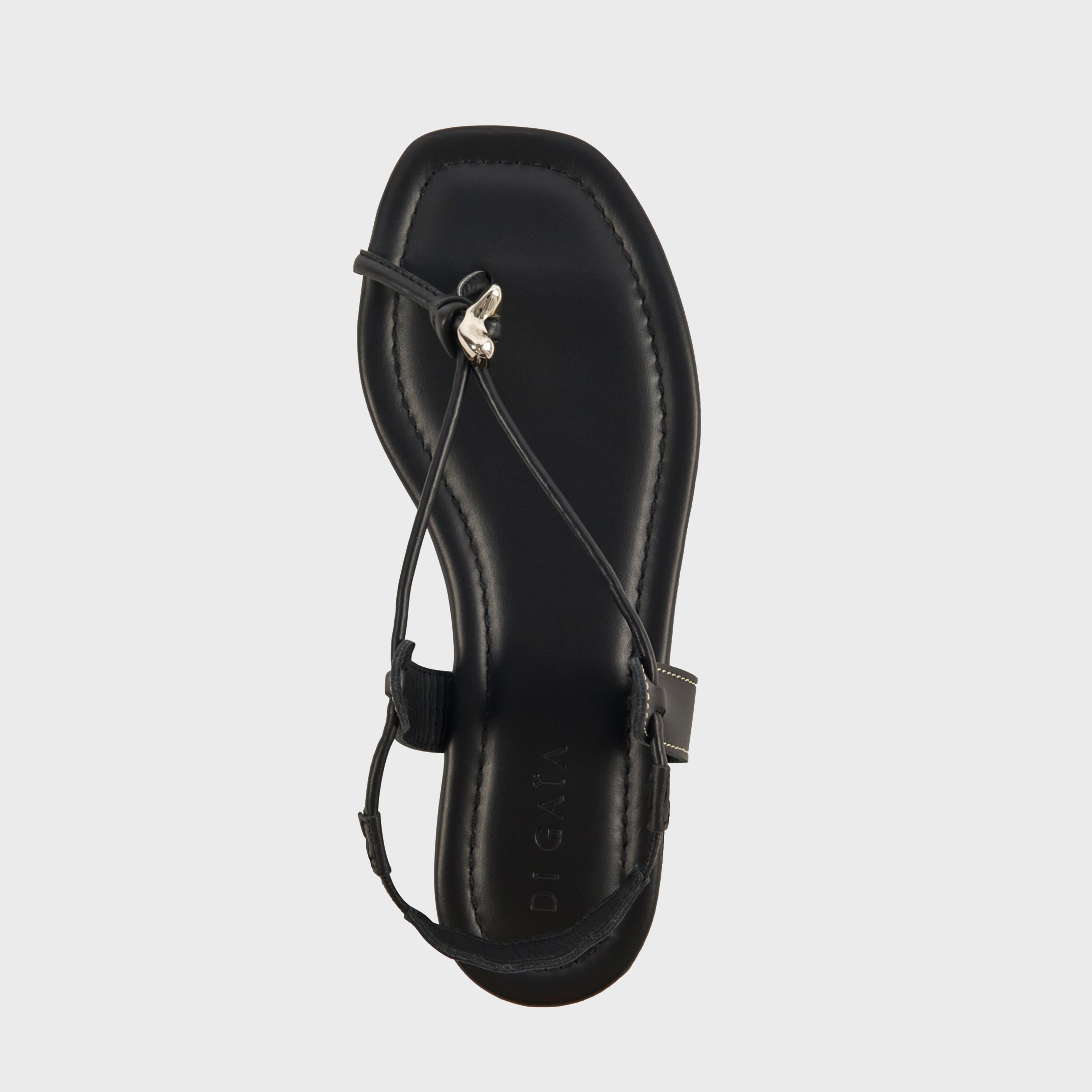 NERISSA KNOT SANDALS BLACK